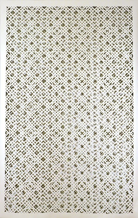 Reni Gower
Papercuts: Burdock, 2018
acrylic on hand cut paper and silk, 85 x 55 in.