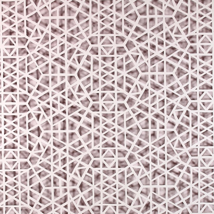 Reni Gower
Papercuts: Copper - Detail, 2013
acrylic on hand cut paper, 81 3/4 x 56 in.