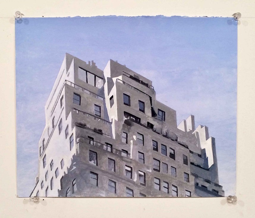 Eric Heist
Penthouse, 740 Park Avenue (Koch), 2017
gouache on paper, 10 x 11 in.