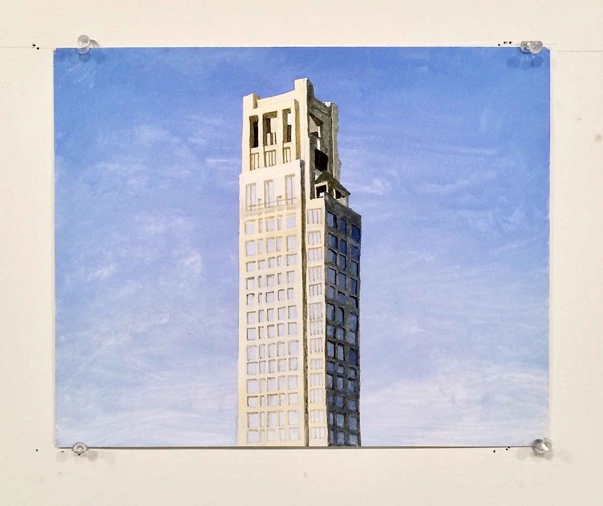 Eric Heist
Penthouse, 520 Park Avenue ($70M), 2017
gouache on paper, 10 x 11 in.