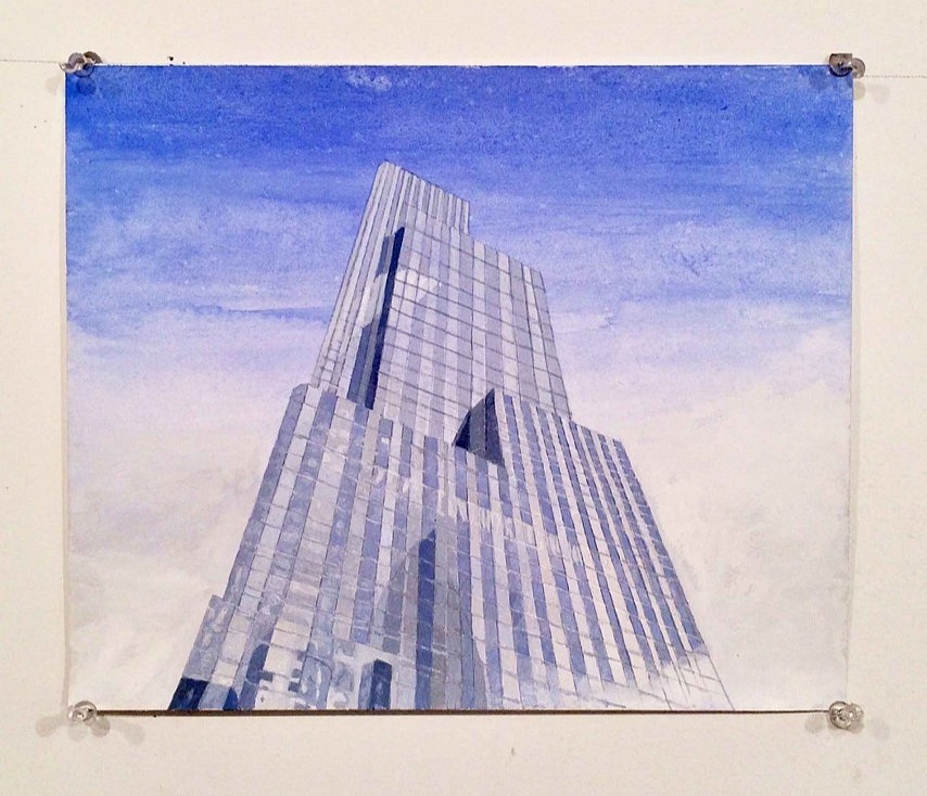 Eric Heist
Penthouse, 15 Central Park West (Blankfein), 2017
gouache on paper, 10 x 11 in.