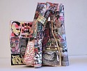 Thomas Bevan, Of the Moment
2015, paper board, found stickers
