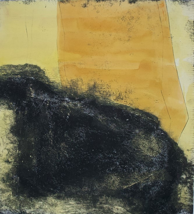 Dan Welden
Lap Dog, 2019
etching with mixed media, 30 x 27 in.