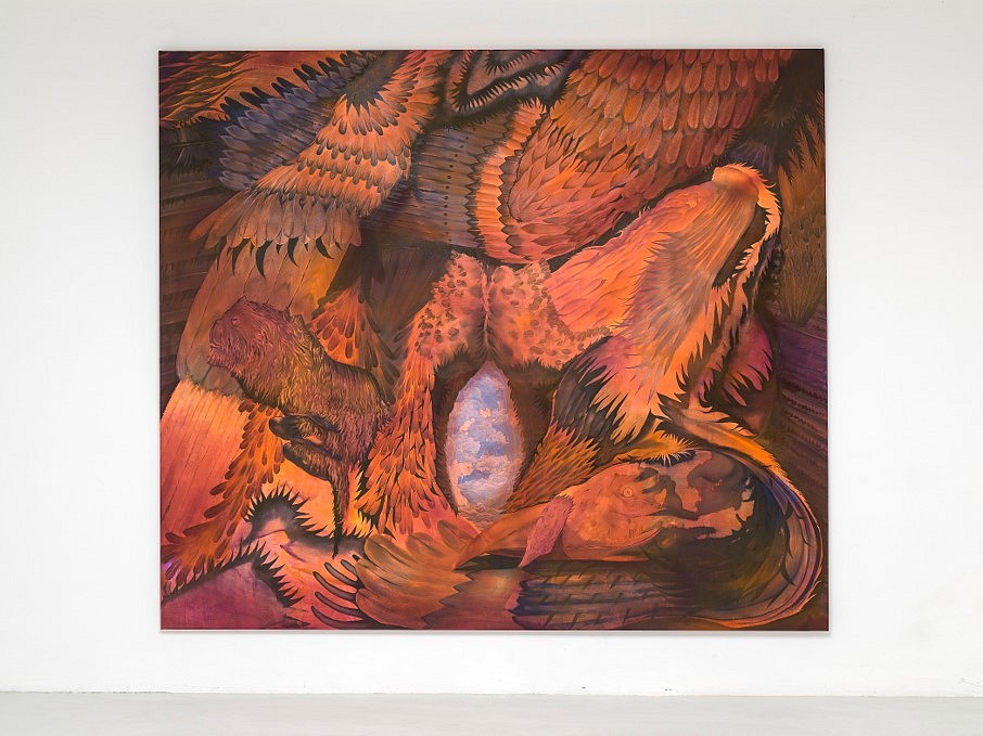 Diego Gualandris
Terza testa del Galloleone, 2018
oil on canvas, 80 x 92 in.