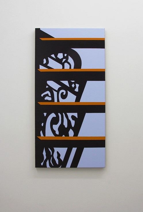 Katherine Lubar
bannister, 2017
acrylic on linen, 61.9 x 45 cm