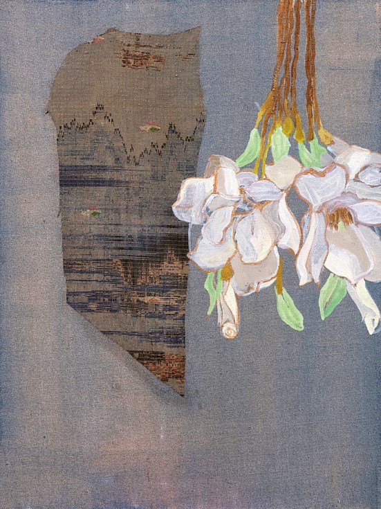 Ranu Mukherjee
Unnamed, 2019
UV inkjet print, silk and pigment on linen, 20 x 16 in.