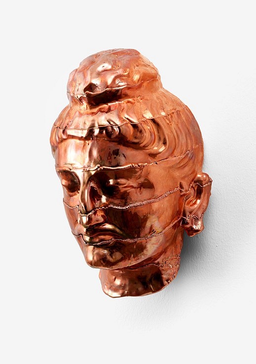Namsal Siedlecki
Gandhāra, 2019
electroplated copper, 8 layers, 250 hours immersed in electroplating tank, 29 x 16 x 17 cm