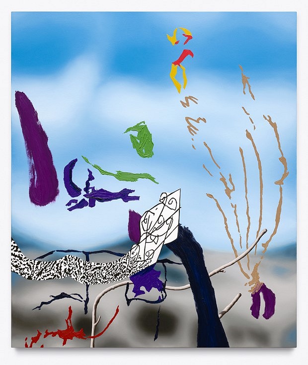 John Kleckner
Desert Snake, 2018
oil, acrylic, and vinyl paint on canvas, 130 x 110 cm