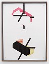 Øystein Aasan, ONCE REMOVED, white stain
2020, ink on paper in artist frame