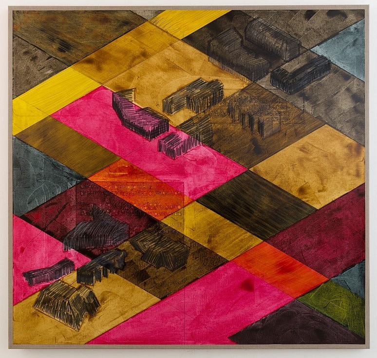 Øystein Aasan
ONCE REMOVED (BASICS), matter-of-factness, 2020
oil and charcoal on canvas, 75 x 71 in.