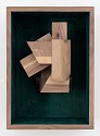 Øystein Aasan, ONCE REMOVED, when the veneer strips away
2020, walnut models in walnut box with ink