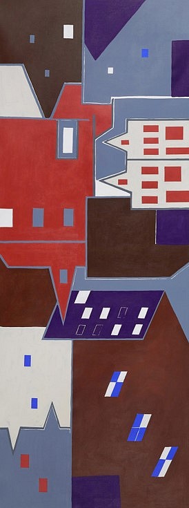 Jay Isaac
Mural Study 4 - Mural for the Side of an Apartment Building, 2020
acrylic on canvas, 80 x 30 in.