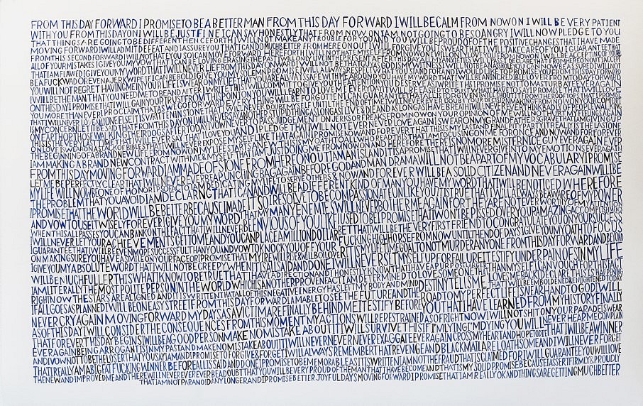 Christopher Jagmin
I VOW, 2020
micron pen and graphite on paper, 29 x 42 in.