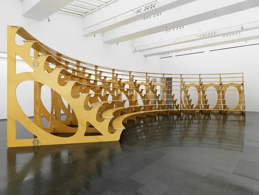 Rita McBride
ARENA, 1997-2020
Twaron and wood, circa 13 x 13 feet modular, overall 13 x 66 x 99 feet