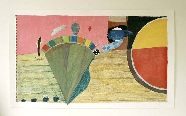 Susan Shockley
The Choices We Make, 1985
mixed media on paper, 12 1/4 x 21 1/8 in.