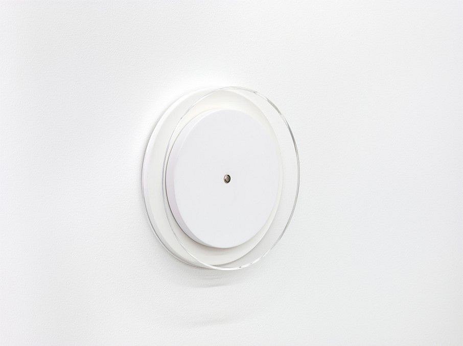 Samuel Jeffrey
Untitled (Second Chamber I), 2020
watch battery, plaster, emulsion, perspex, 25 x 4.2 cm
