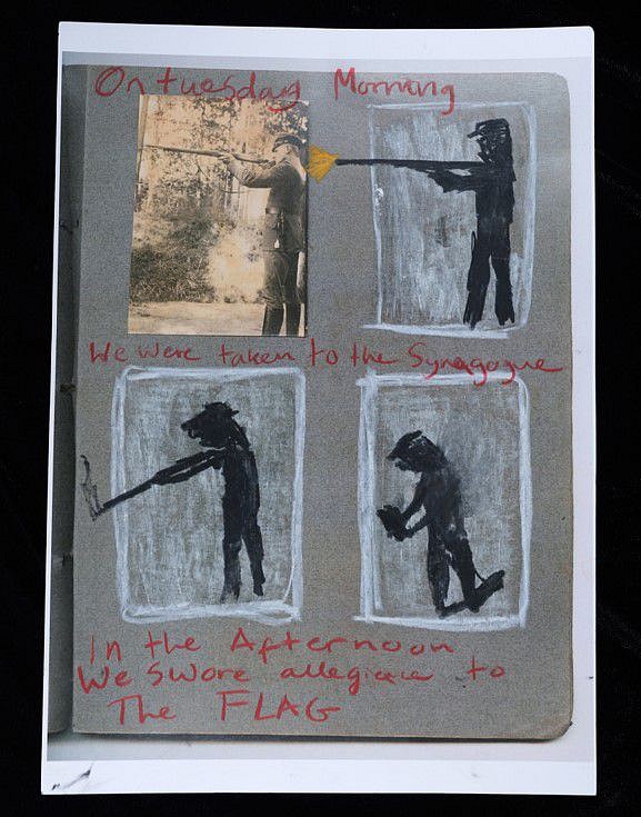 Elias Mendel
War Angel, 2021
laser print on Fine Grain Heavyweight Danner Rowey, overlaid with charcoal and pastel, 16 1/2 x 11 3/4 in.