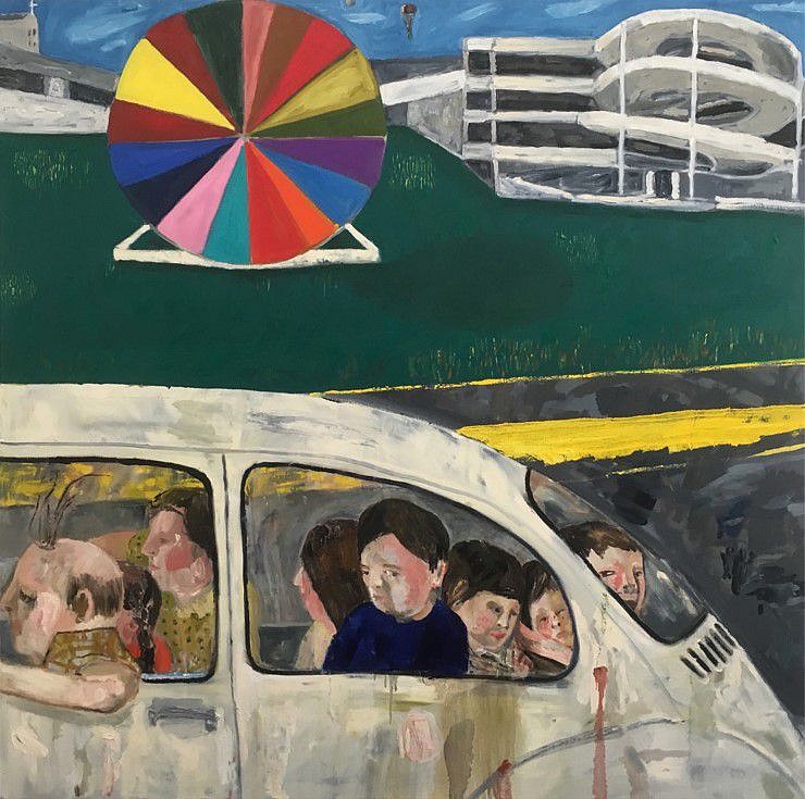 Mark Milroy
VW, 2018
oil on canvas, 60 x 60 in.