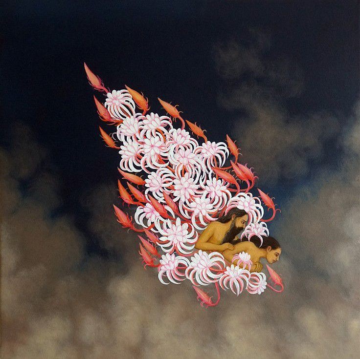 Madhu Venugopalan
An antique piece of love, 2022
oil on canvas, 24 x 24 in.