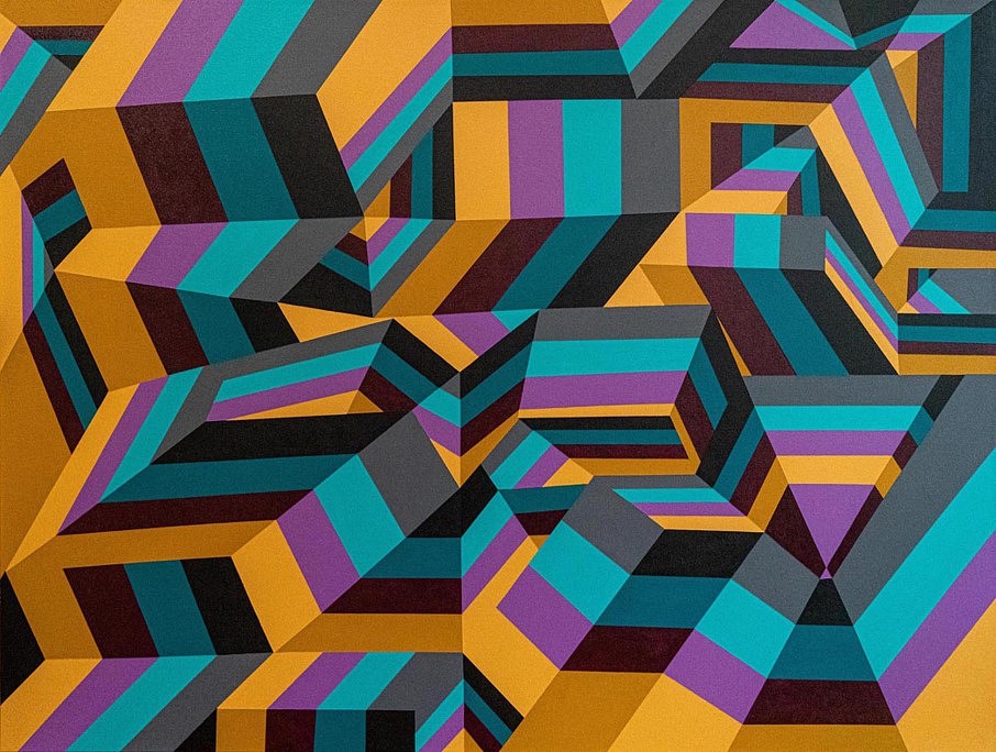 Ebtisam Abdulaziz
Untitled (8), 2021
acrylic on canvas, 48 x 36 in.