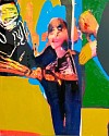 Brett Amory, Birdman
2022, ink and oil on canvas