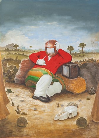 Manuel Aja Espil
Contemplation, 2023
oil on linen, 45.6 x 32.6 inches