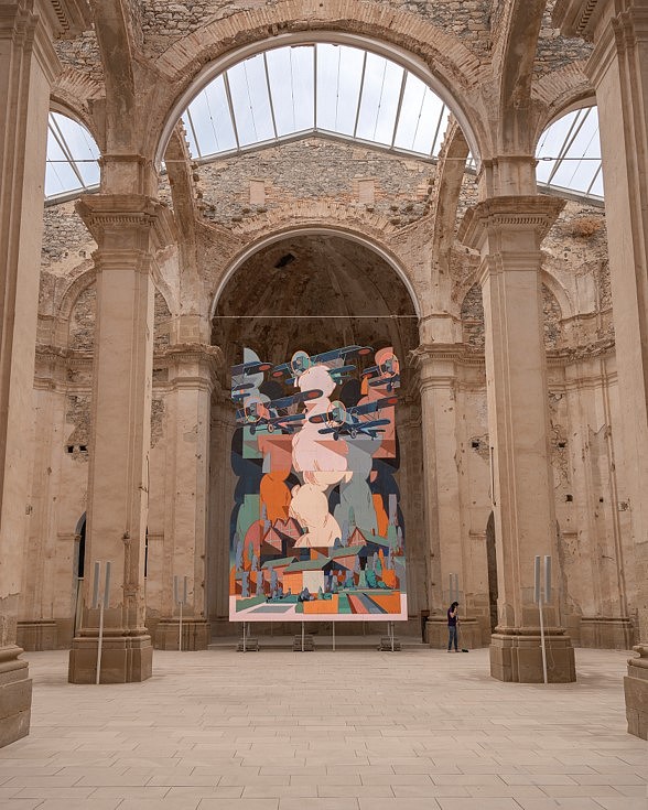 Aryz
La Ruina, 2021
acrylic on canvas board, 36 x 19.7 feet