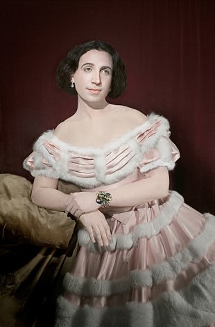 Christian Fuchs
Doña Benjamina Eléspuru y Martínez de Pinillos, 2015
photographic self portrait printed on cotton paper, 41 x 28.7 inches