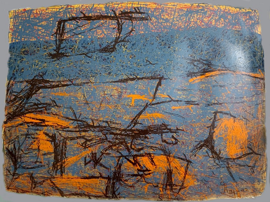 Sanjay Roy
Untitled 1, 2022
acrylic on paper 600 GSM of Archival quality, 23 x 32 in.