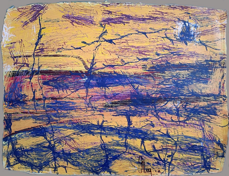 Sanjay Roy
Untitled 11, 2022
acrylic on paper 600 GSM of Archival quality, 32 x 23 in.