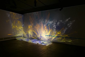 Charles Matson  Lume - west gallery view of ""what opens - like a blaze of fire (for Joyce Sutphen & Galilee Peaches)""