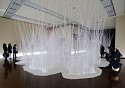Yasuaki Onishi, Vertical Emptiness (Volume of Strings)
2014, rope, glue, urea, other