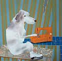Thordis Adalsteinsdottir, Klettur
2020, acrylic on canvas