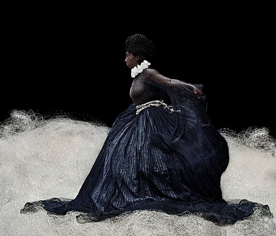 Ayana Jackson
She Declined to Dance Naked With the Ship's Captain, 2019
archival pigment print on German Etching, 59 x 69 in.