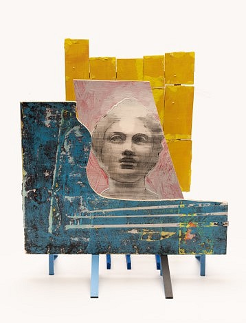 Jonah Criswell
Earth Eaters, 2023
acrylic, cloth, paper, balsawood, 14 x 18 x 8 in.