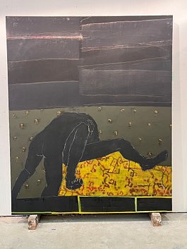 Tommy White
Quarrel, 2024
oil on canvas, 92 x 76 in.