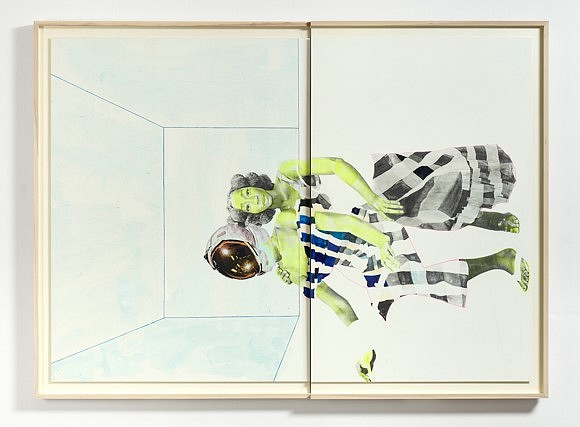 ruby onyinyechi amanze
our commute is long and lovely [ADA + ADA}, 2024
graphite, ink, and photo transfer on paper in custom three sided diptych frames, Diptych:
6 feet 3 inches x 4 feet 8 inches
Right Panel: 6 feet 9.5 inches x 4 feet 6 inches