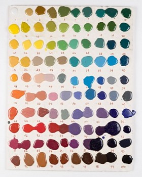 Polly Apfelbaum -&nbsp;Color Chart for Clay Paintings