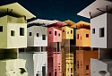 James Casebere, Beach Huts (Night)
2024, digital pigment print on paper