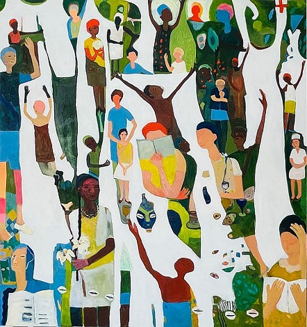 Nereida Garcia-Ferraz
Lavanderas, 2022
oil on canvas, 62 x 56 in.